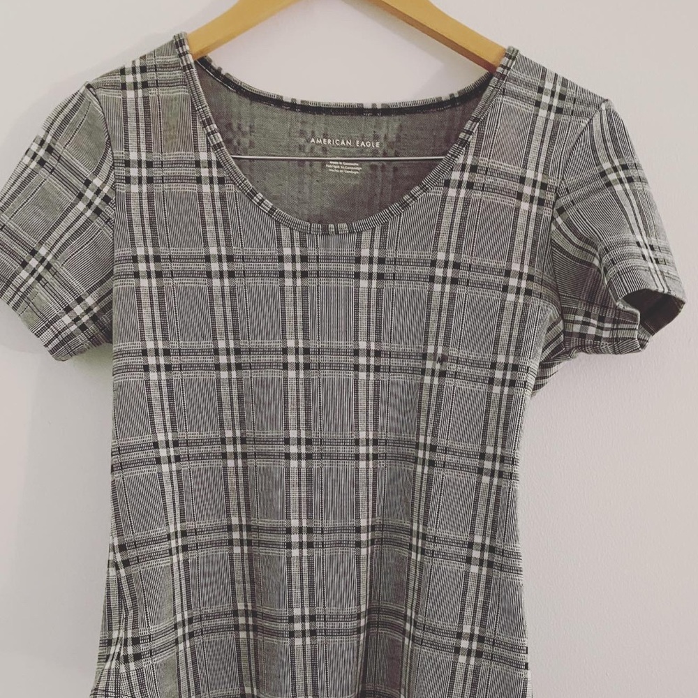 American eagle gray body suit